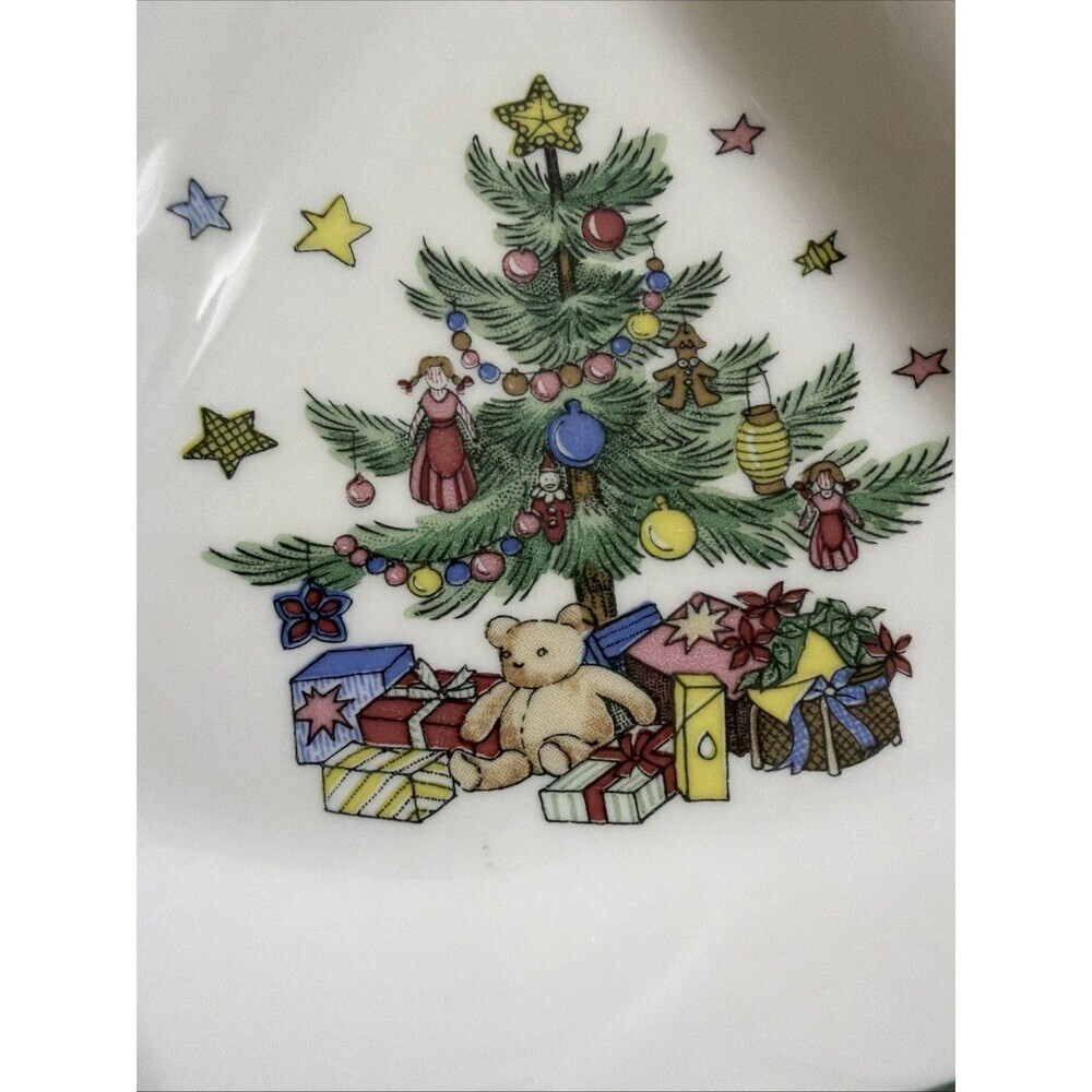 Vintage Nikko Of Japan Candy Treat Dish Christmas Tree Shaped 6.25” Classic - Picture 4 of 4